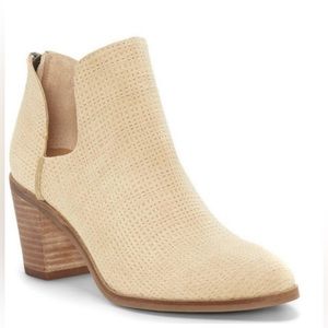 Lucky Brand Cream Colored Booties
